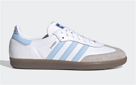 adidas samba weiß blau damen|adidas samba weiß.